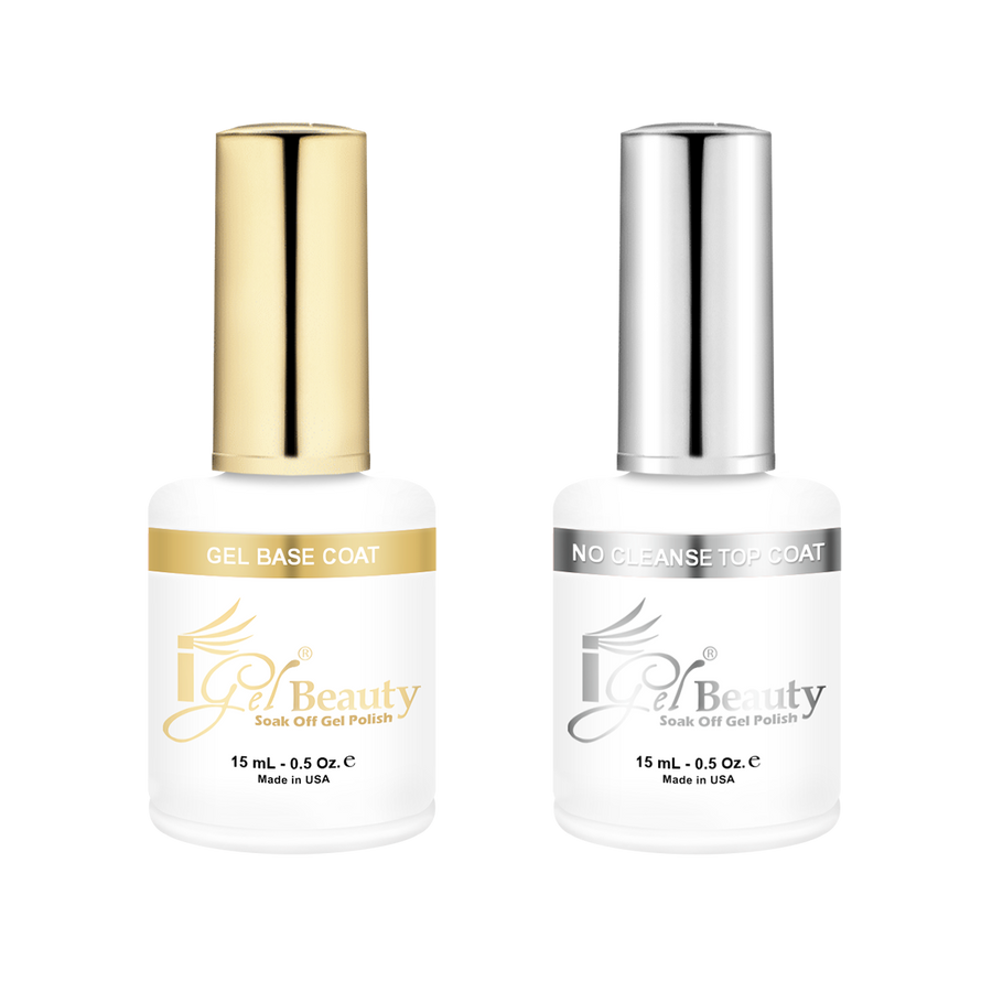 iGel Dual - Gel Base Coat + No Cleanse Top Coat
