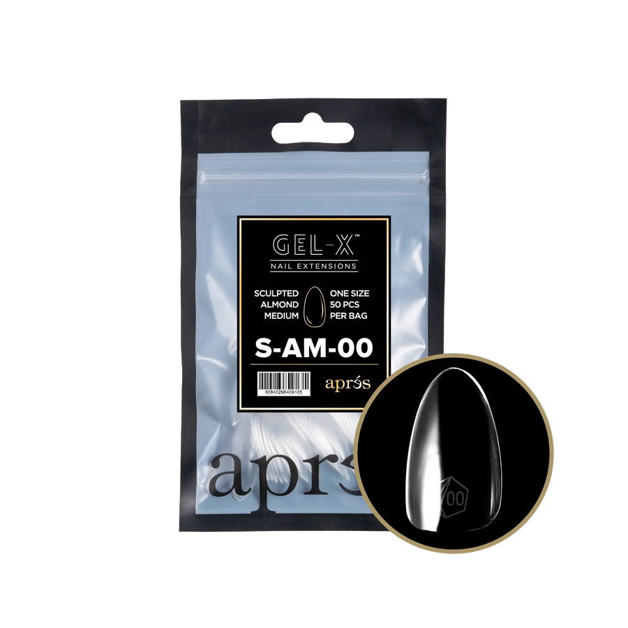 Aprés Gel-X Sculpted Almond Medium Refill Bag