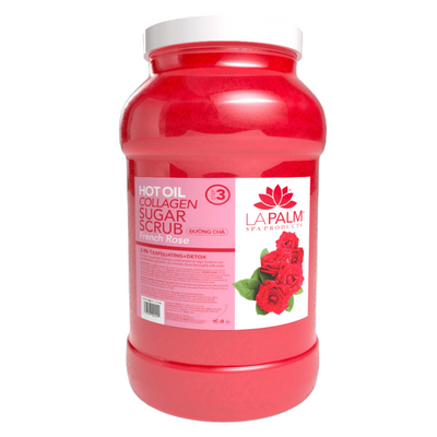 LA PALM Hot Oil Sugar Scrub French Rose