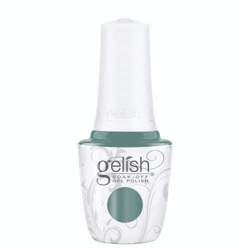 Gelish Soak-Off Gel Polish "Bloom Service", Dusty Teal Creme, 15 mL | .5 fl. Oz.