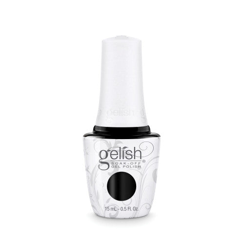 Gelish "Black Shadow" Soak-Off Gel Polish - 1110830, 15ml | .5fl Oz - Black Creme