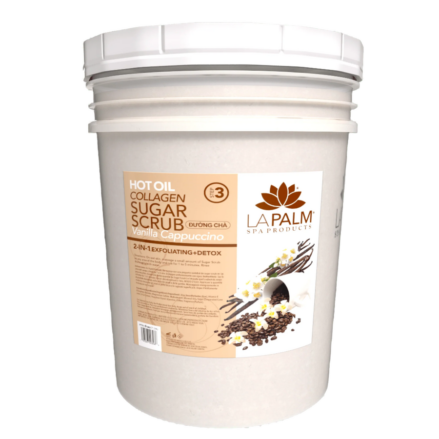 LA PALM Hot Oil Sugar Scrub Vanilla Cappuccino