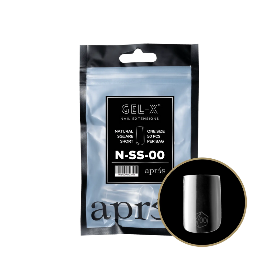 Aprés Gel-X Natural Square Short Refill Bag