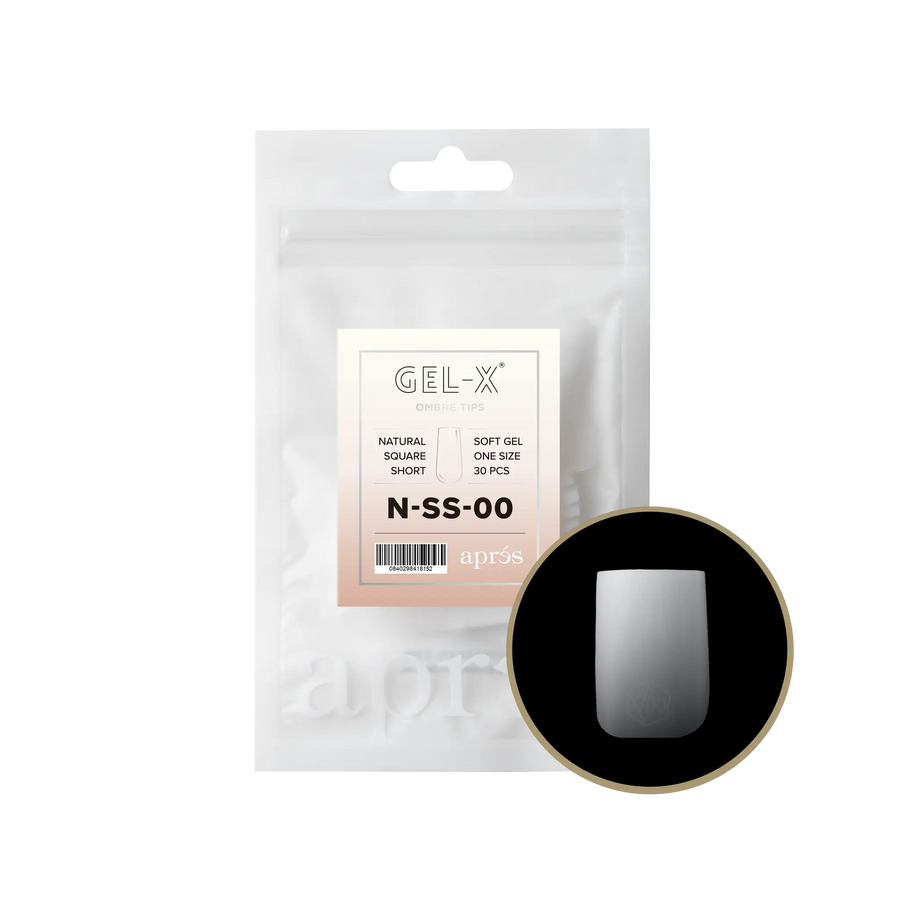 Aprés Gel-X Natural Square Short Refill Bag (15)