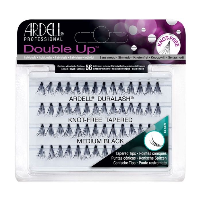 Ardell SOFT TOUCH DOUBLE-UP KNOT-FREE TAPERED INDIVIDUALS - MEDIUM...