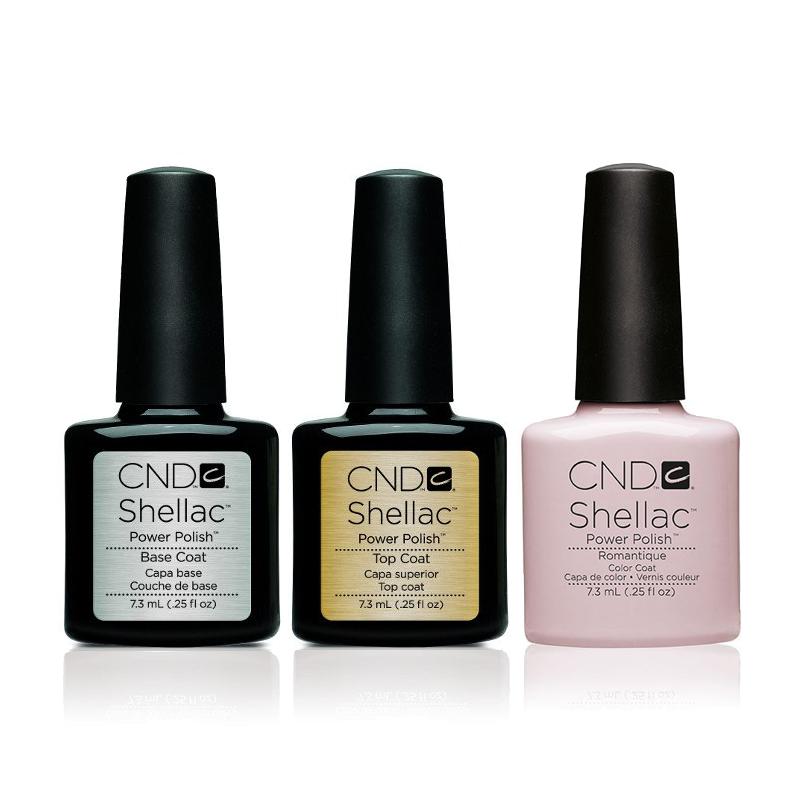 CND - Shellac Combo - Base, Top & Romantique