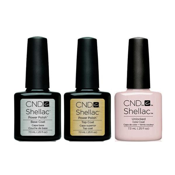 CND - Shellac Combo - Base, Top & Unlocked