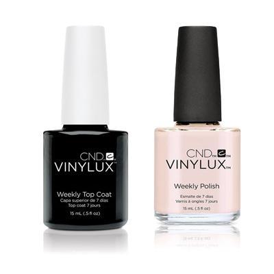 CND - Vinylux Topcoat & Naked Naivete 0.5 oz - #195