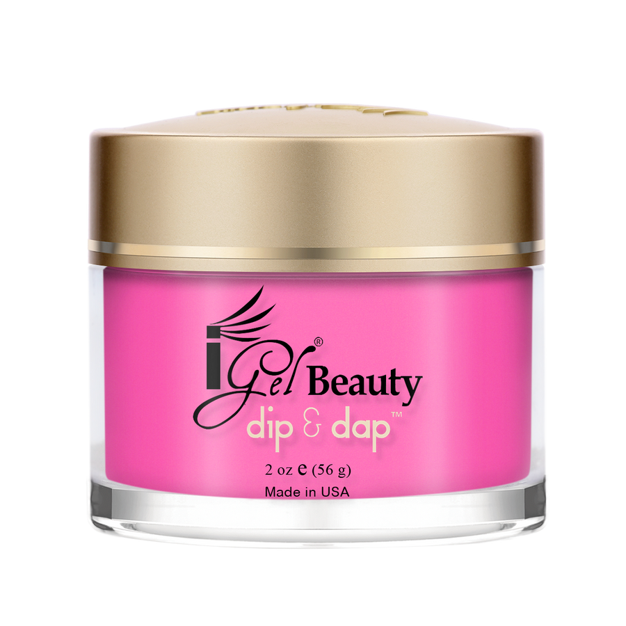 iGel Dip & Dap Powder - DD046 Toxic Pink - RECOMMENDED FOR DIP