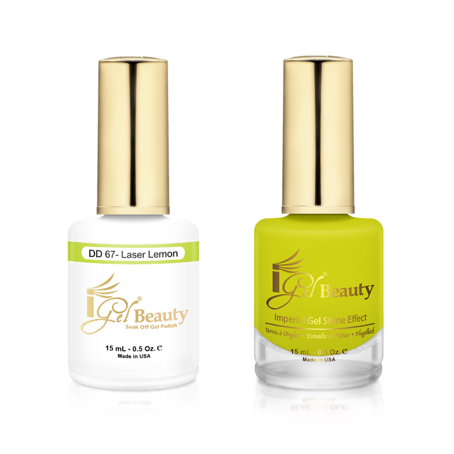 iGel Beauty - iGel Dip & Dap Duo - DD067 Laser Lemon