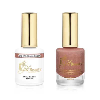 iGel Beauty - iGel Dip & Dap Duo - DD179 Brown Sugar
