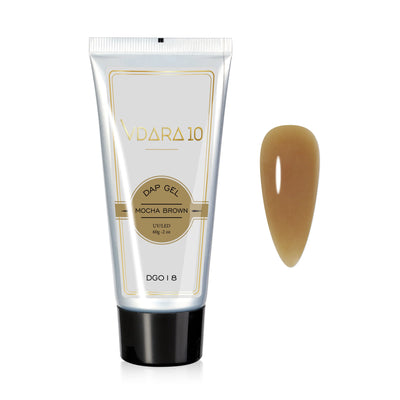 Vdara10 DAP Gel - Poly Mocha Brown DG018