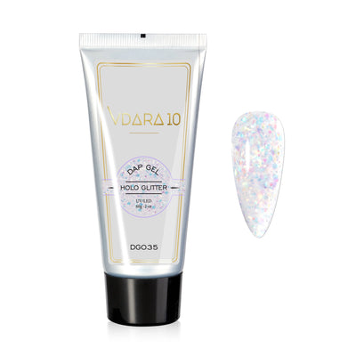 Vdara10 DAP Gel - Poly Holo Glitter DG035