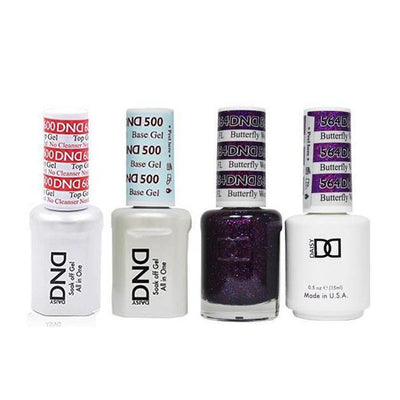 DND - #500#600 Gel & Lacquer Combo - Butterfly World FL - #564