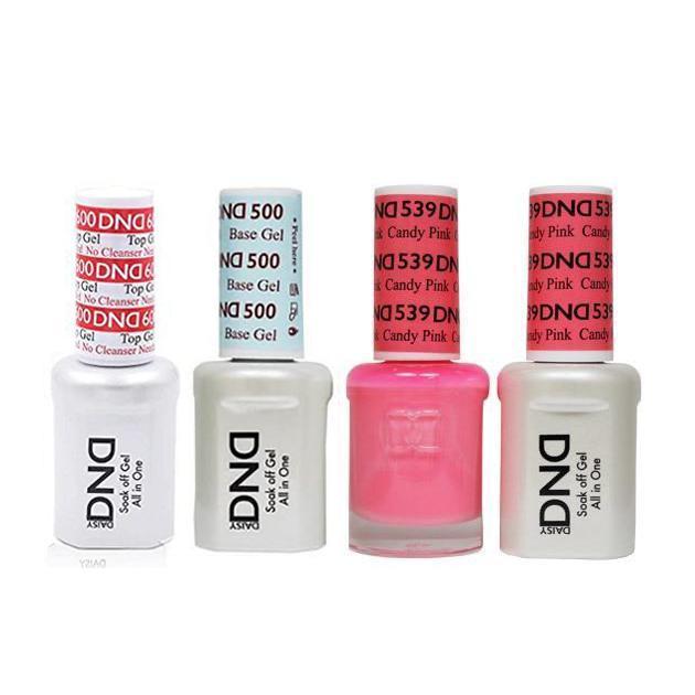 DND - #500#600 Gel & Lacquer Combo - Candy Pink - #539