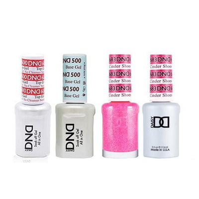 DND - #500#600 Gel & Lacquer Combo - Cinder Shoes - #683
