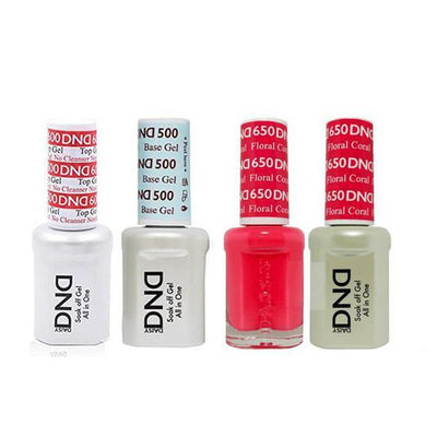 DND - #500#600 Gel & Lacquer Combo - Floral Coral - #650