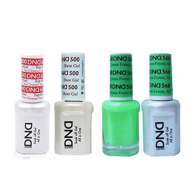 DND - #500#600 Gel & Lacquer Combo - Green Forest AK - #568