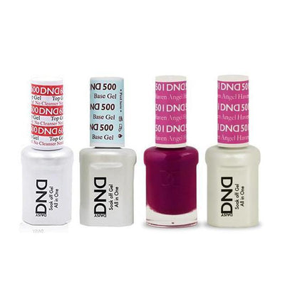 DND - #500#600 Gel & Lacquer Combo - Haven Angel - #501