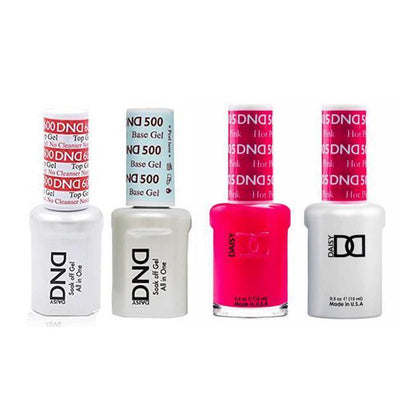 DND - #500#600 Gel & Lacquer Combo - Hot Pink - #505