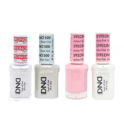 DND - #500#600 Gel & Lacquer Combo - Italian Pink - #592