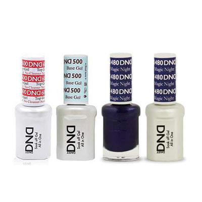 DND - #500#600 Gel & Lacquer Combo - Magic Night - #480
