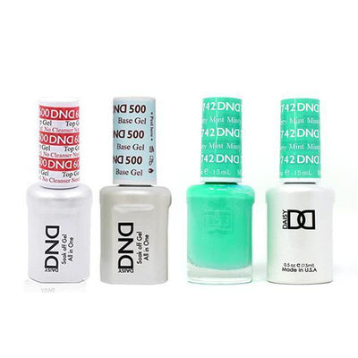 DND - #500#600 Gel & Lacquer Combo - Minty Mint - #742