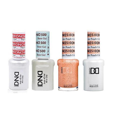 DND - #500#600 Gel & Lacquer Combo - Peach Cider - #510