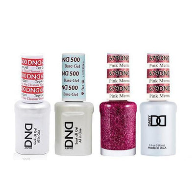DND - #500#600 Gel & Lacquer Combo - Pink Mermaid - #679