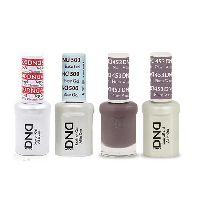 DND - #500#600 Gel & Lacquer Combo - Plum Wine - #453