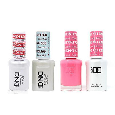 DND - #500#600 Gel & Lacquer Combo - Princess Cupcake - #721