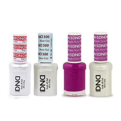 DND - #500#600 Gel & Lacquer Combo - Purple Heart - #415