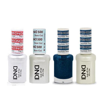 DND - #500#600 Gel & Lacquer Combo - Sapphire Stone - #509