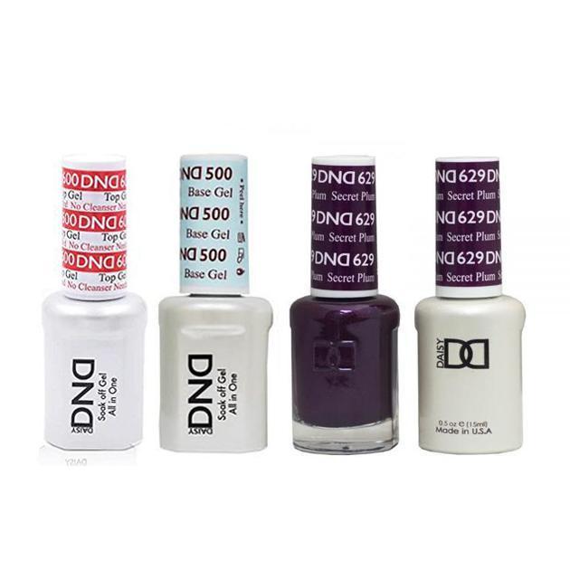 DND - #500#600 Gel & Lacquer Combo - Secret Plum - #629