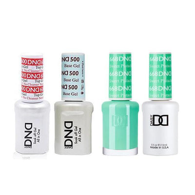 DND - #500#600 Gel & Lacquer Combo - Sweet Pistachio - #668