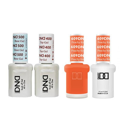 DND - Gel & Lacquer Combo - Peachy Keen - #609