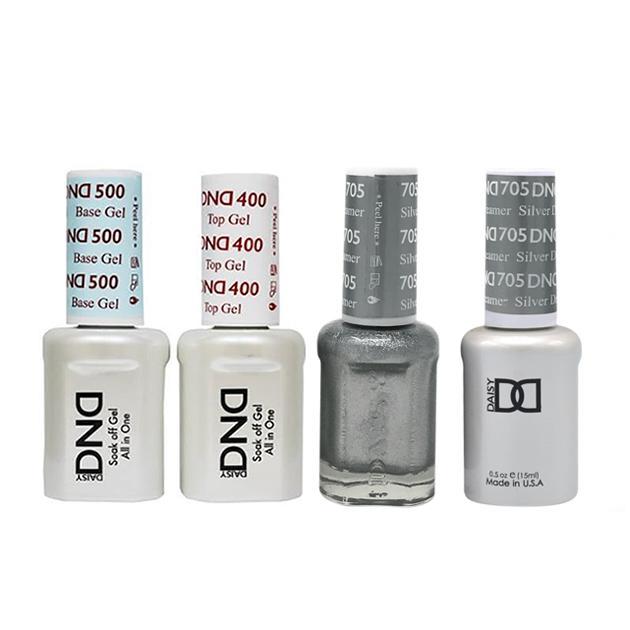 DND - Gel & Lacquer Combo - Silver Dreamer - #705