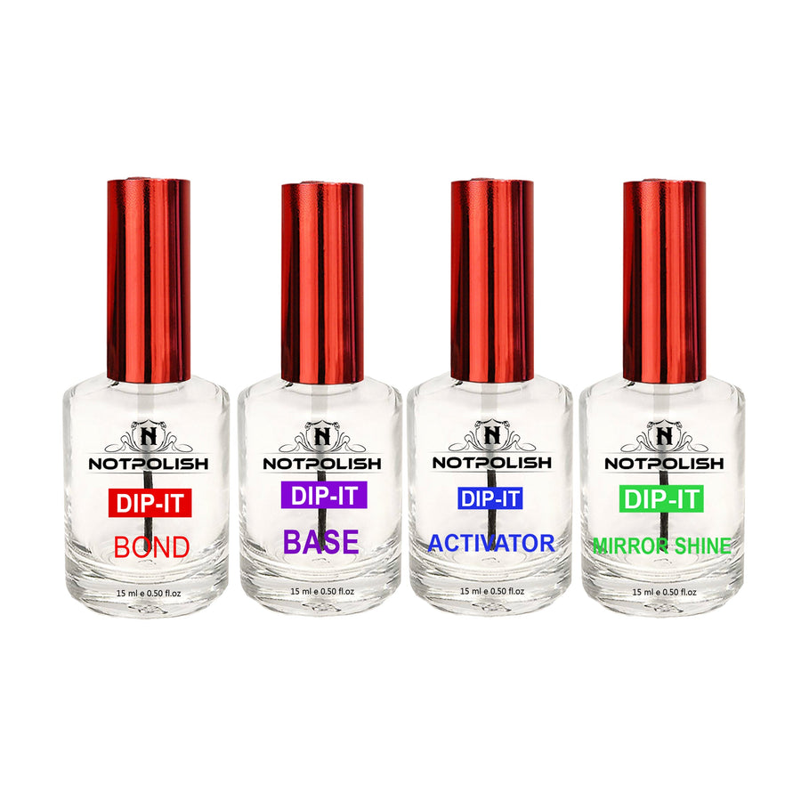 Notpolish - Dip-It Solution Set: 4 Bottles (#1, #2, #3, #4)