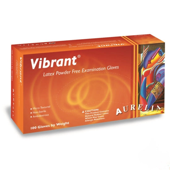 Aurelia Vibrant Powder-Free Latex Gloves
