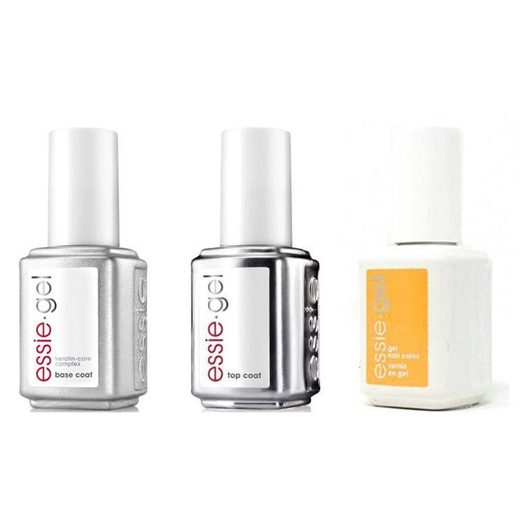 Essie Combo - Gel, Base & Top - Check Your Baggage 0.5 oz - #597G