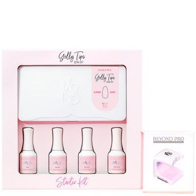 Kiara Sky - GELLY TIPS STARTER KIT - Almond Short