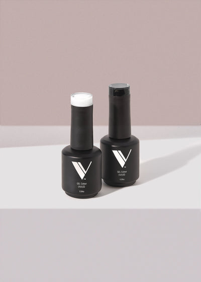 Valentino - Gel Polish - Black and White Duo