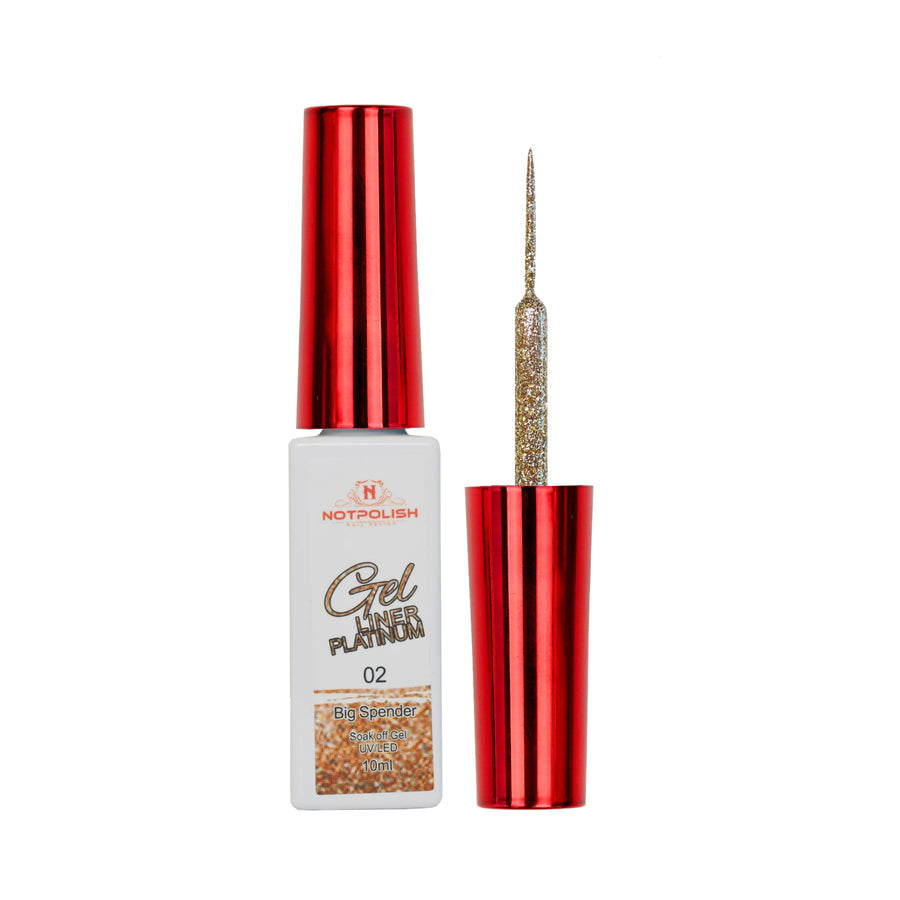Notpolish - GEL LINER PLATINUM - BIG SPENDER