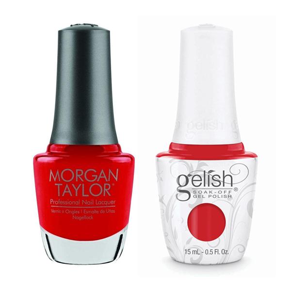 Gelish & Morgan Taylor Combo - Fire Cracker