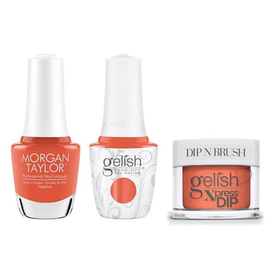 Gelish, Morgan Taylor & Dip Combo - I'm All Cheers