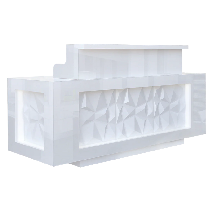 Whale Spa - Facet LED Reception Desk