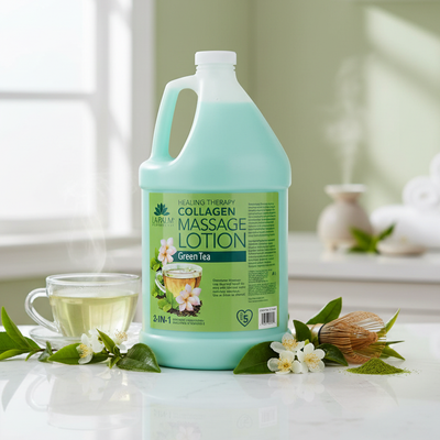La Palm Lotion Green Tea Case