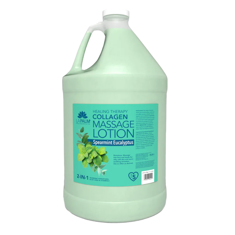 LA PALM Healing Therapy Massage Lotion Spearmint Eucalyptus