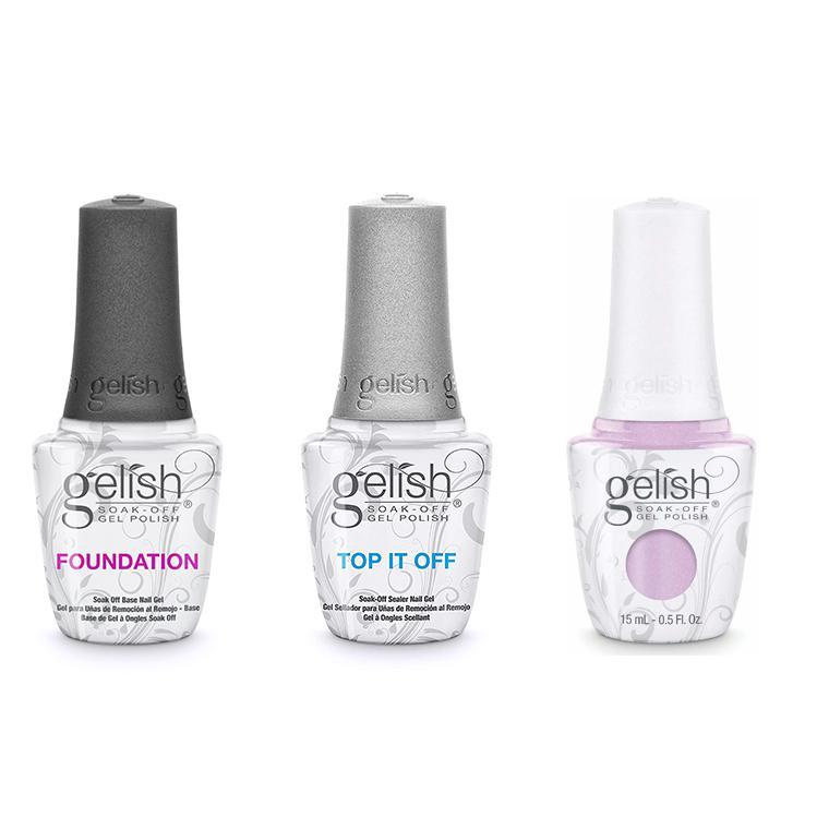 Harmony Gelish Combo - Base, Top & All The Queen's Bing