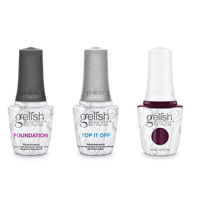 Harmony Gelish Combo - Base, Top & From Paris With Love